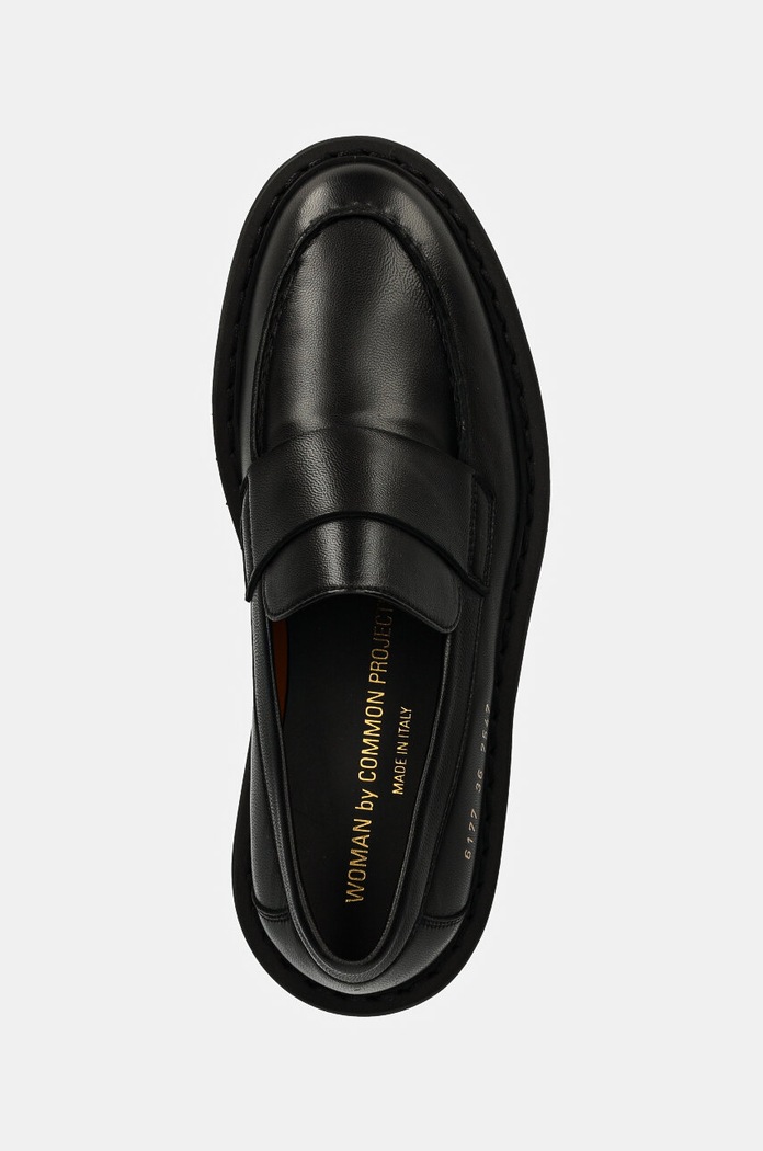Usnjeni mokasini Common Projects Chunky Loafer črna 6177.7547