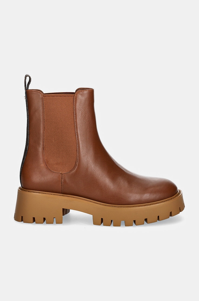 Kožne gležnjače MICHAEL Michael Kors Asher 40F4ASFE6L.227 smeđa AW24