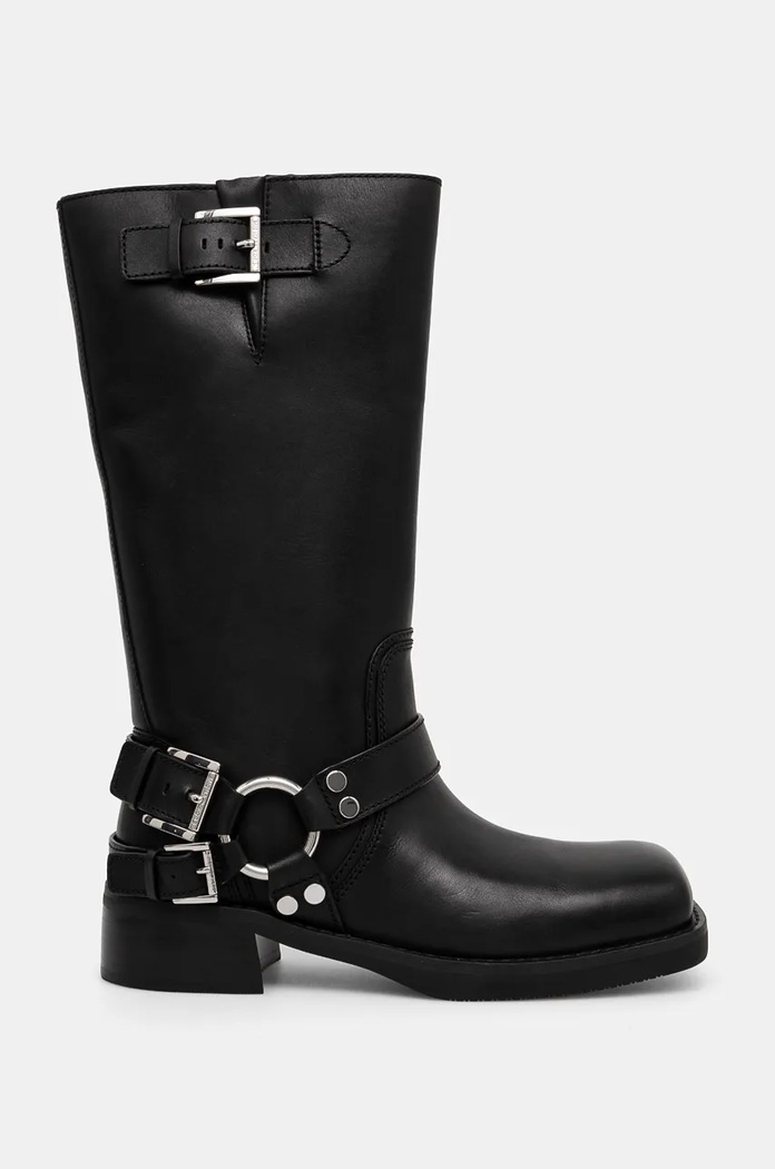 MICHAEL Michael Kors kozaki skórzane Crosby 40F4CBFB7L.001 czarny NC24