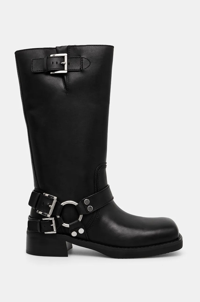 MICHAEL Michael Kors kozaki skórzane Crosby 40F4CBFB7L.001 czarny NC24