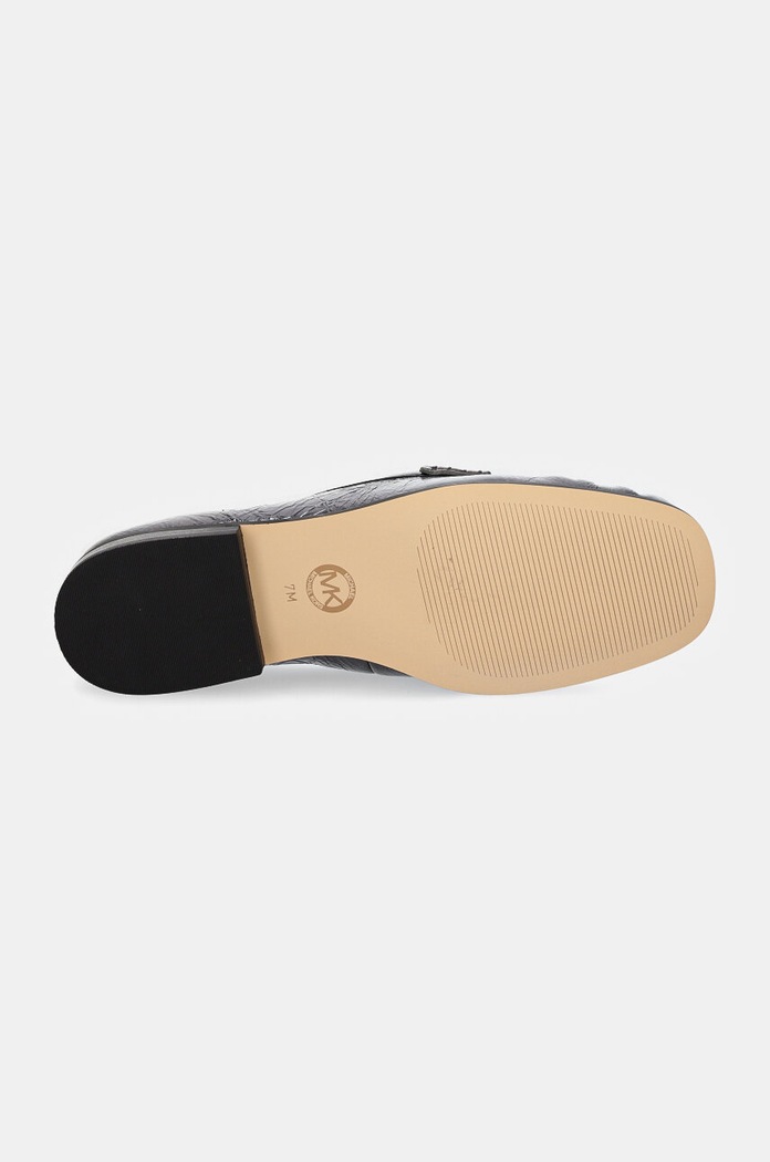 Kožené mokasíny MICHAEL Michael Kors Carlson 40F4CSFP1M.041 strieborná