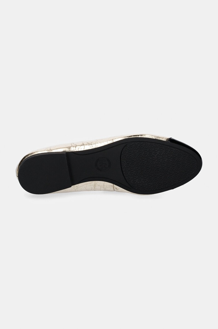 Usnjene balerinke MICHAEL Michael Kors Rebecca 40F4RBFP1M.740 zlata