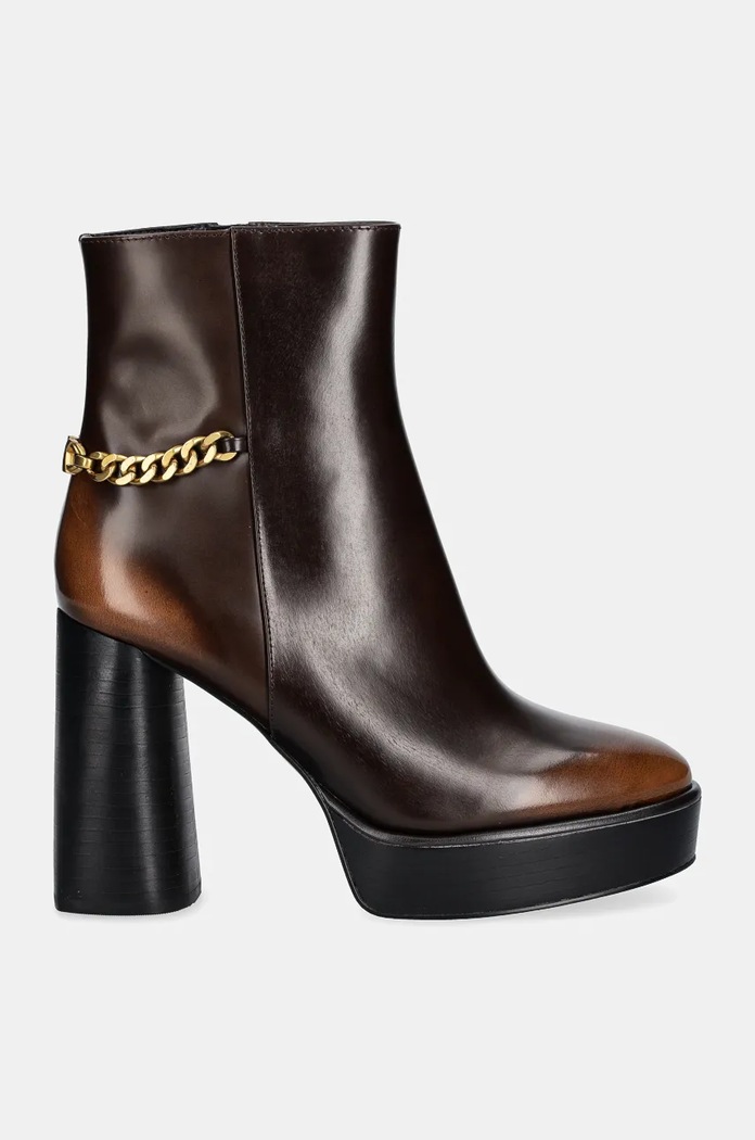 Kožne gležnjače MICHAEL Michael Kors Carlisle 40F4CLME2L.230 smeđa NC24