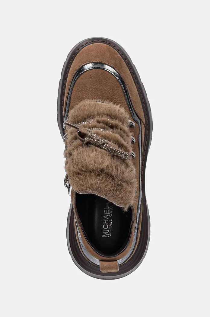 Gležnjače MICHAEL Michael Kors Shiloh smeđa 40F4SSFE8L.229