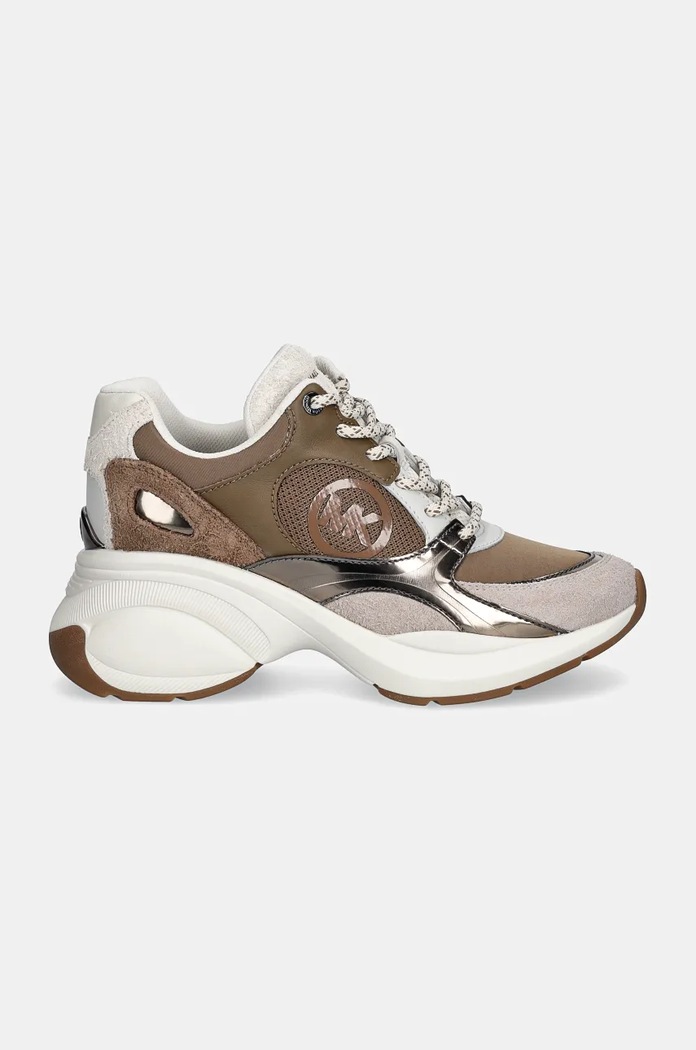 Tenisky MICHAEL Michael Kors Zuma 43F4ZUFS1D.287 hnědá NC24