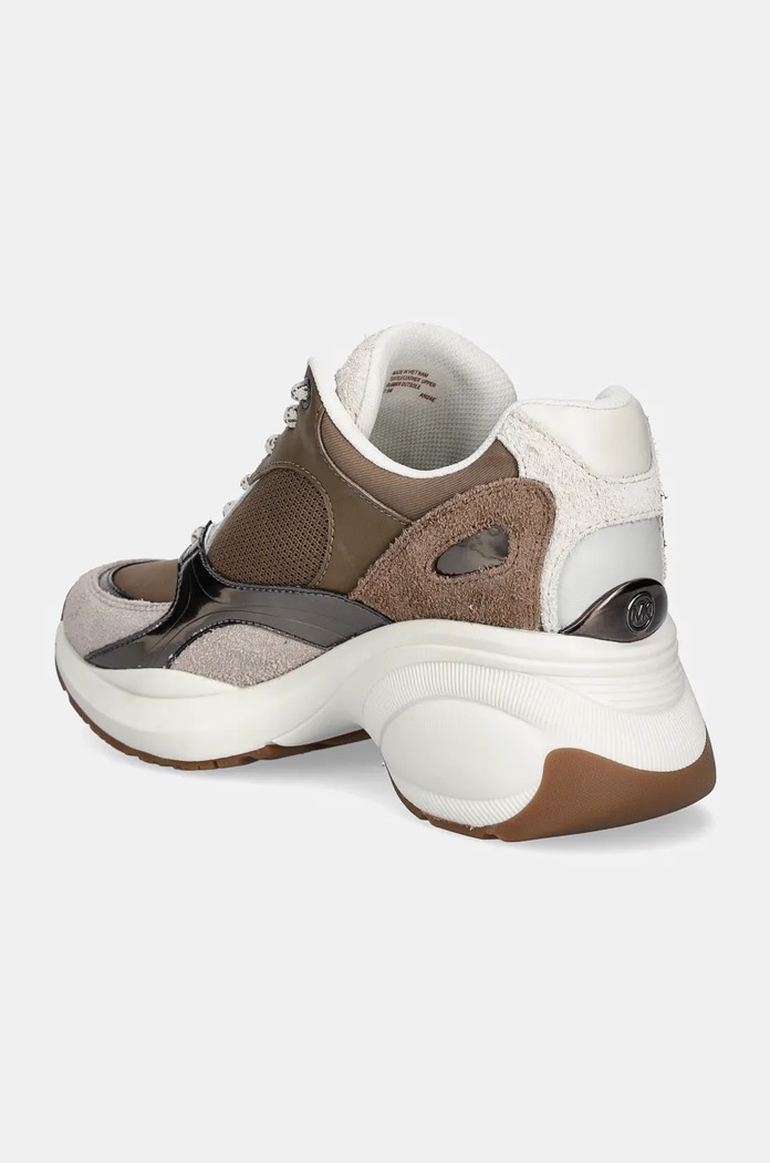 Boty Tenisky MICHAEL Michael Kors Zuma 43F4ZUFS1D.287 hnědá