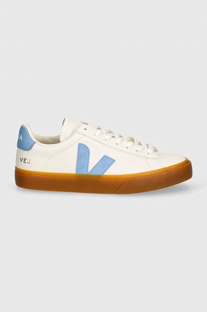 Kožené tenisky Veja Campo CP0503645A bílá AW24