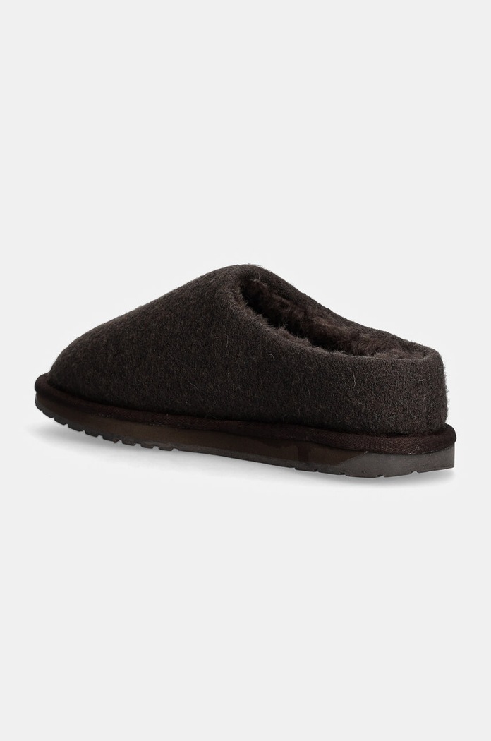 Boty Pantofle Emu Australia Joy Felt W13148.CHOC hnědá