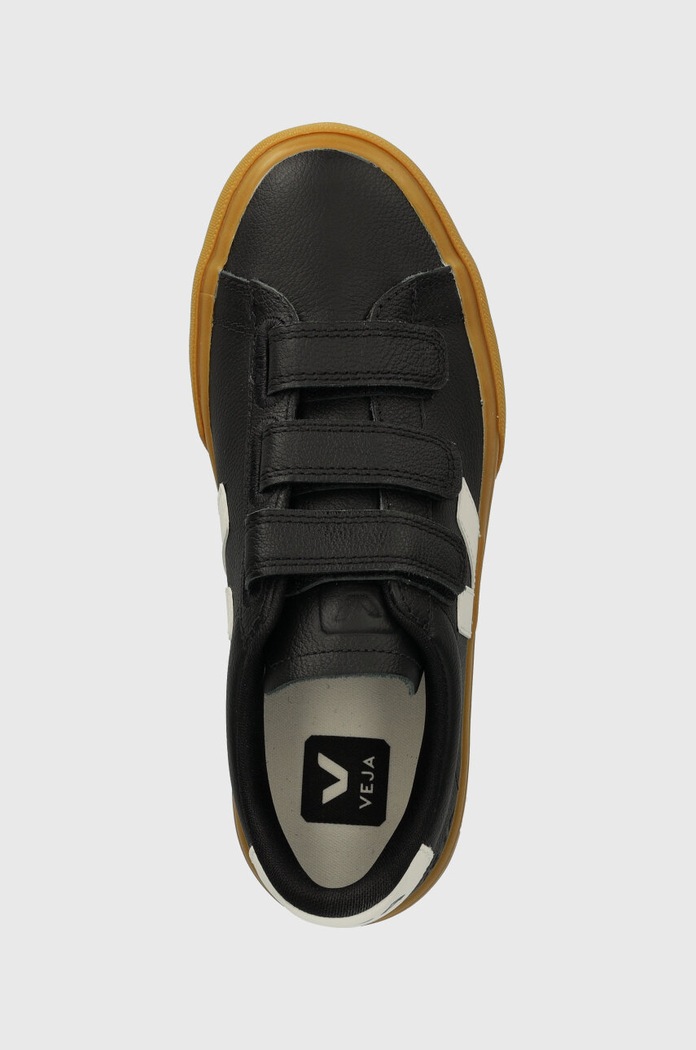 Kožené tenisky Veja Recife Logo černá RC0503698A