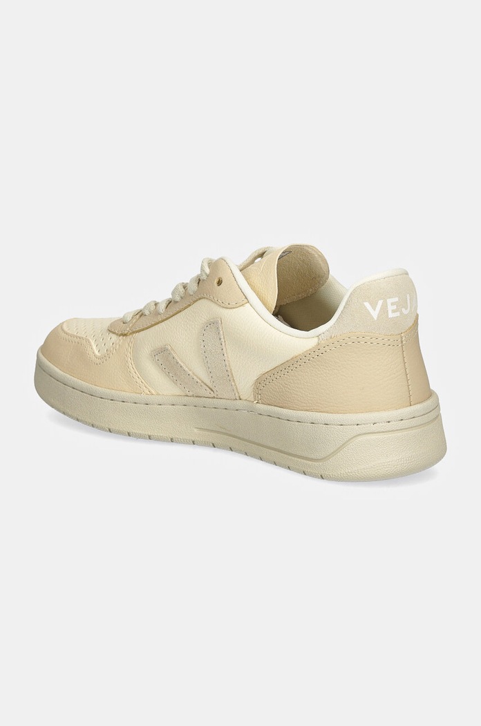 Παπούτσια Δερμάτινα sneakers Veja V-10 VX0503673A μπεζ