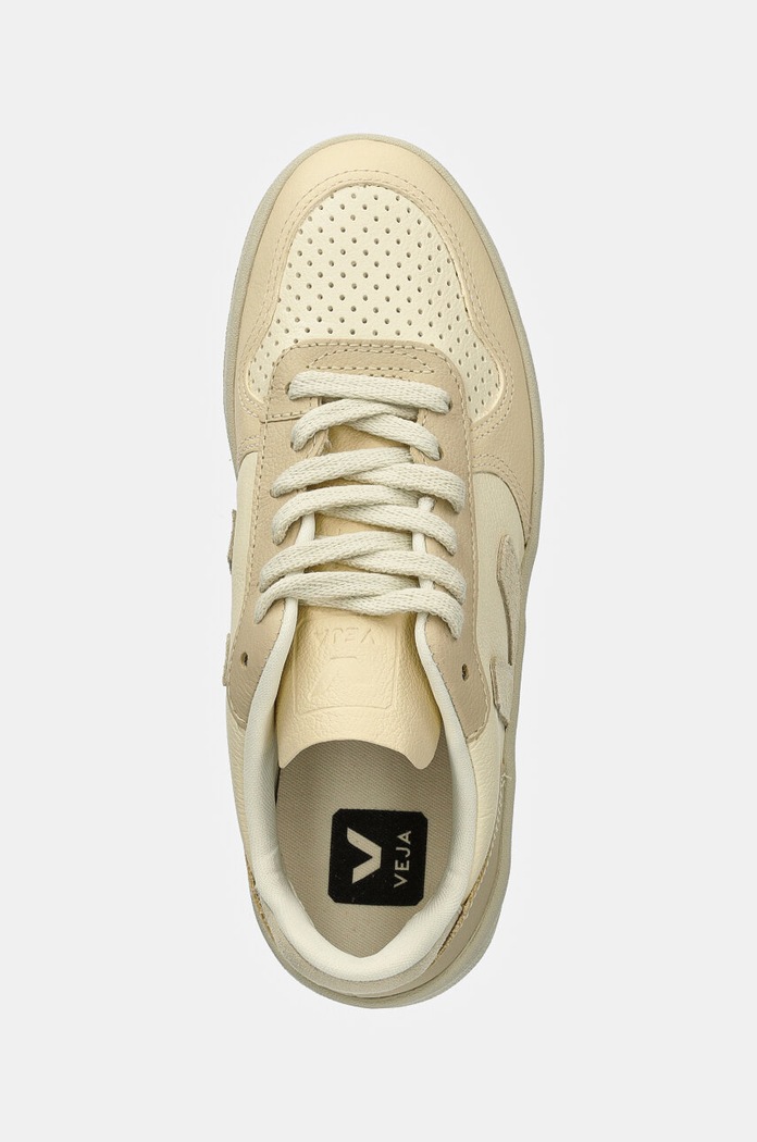 Δερμάτινα sneakers Veja V-10 μπεζ VX0503673A
