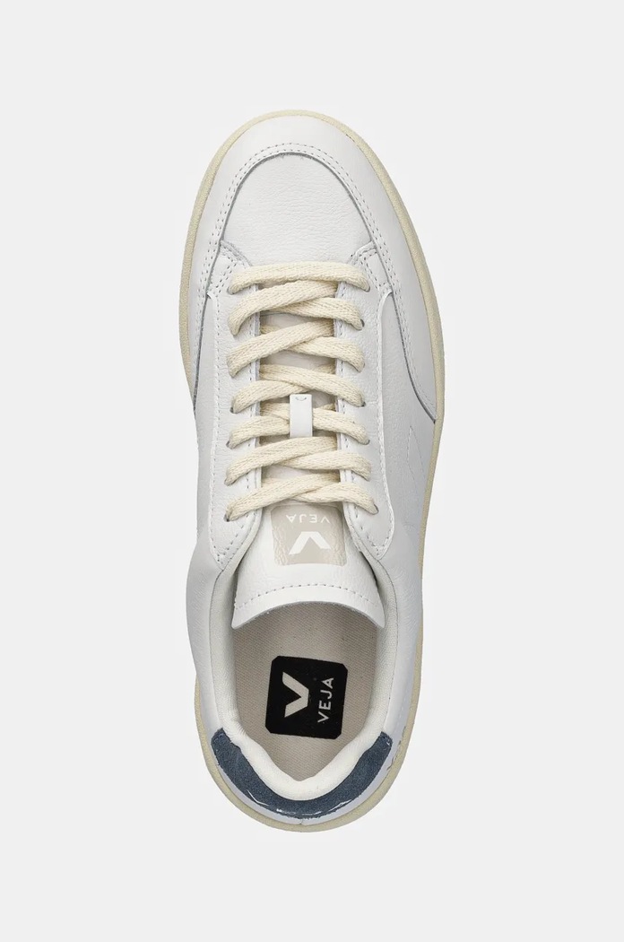 Usnjene superge Veja V-12 Stitch bela XS2003680A