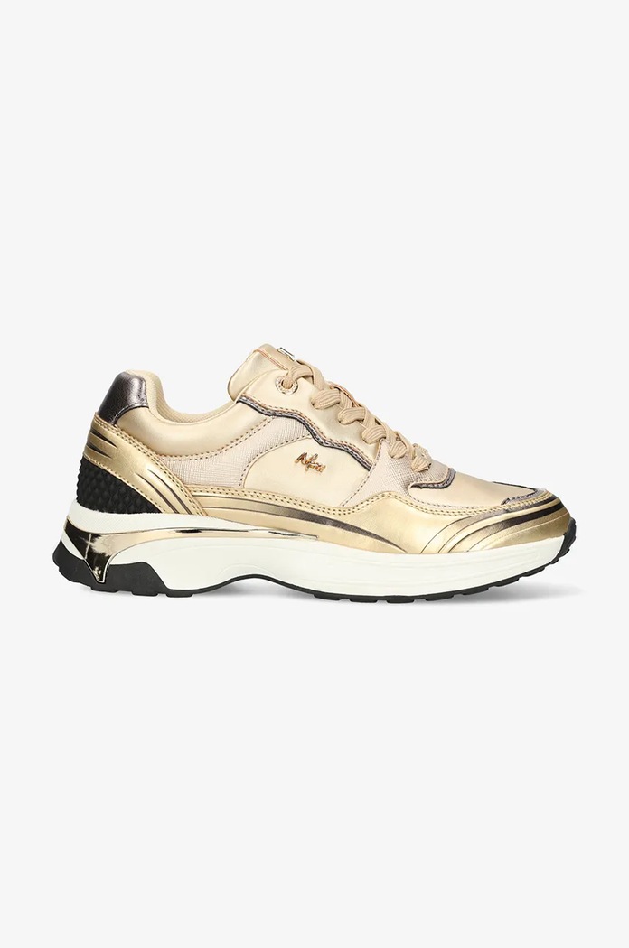 Sneakers boty Mexx NYXA LOVE plochá zlatá MIRL1003543W