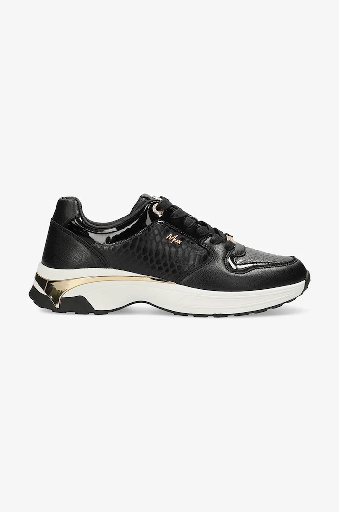 Mexx sneakersy PIPPIN LOVE imitacja skóry licowej czarny MIRL1003643W.01