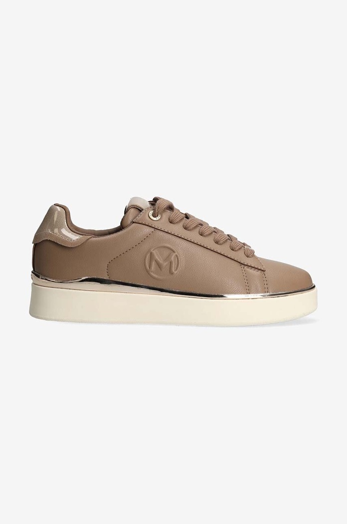 Sneakers boty Mexx PEMMA OANA imitace kůže béžová MIEV1004643W