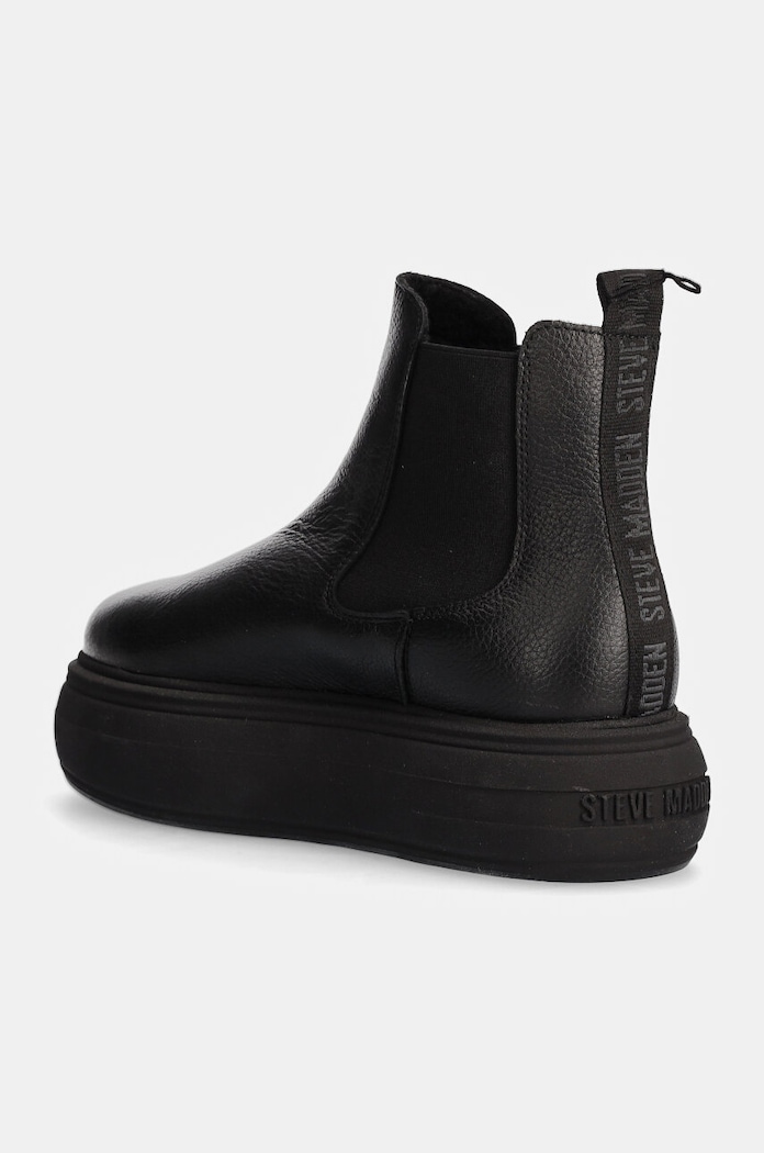 Obuwie Steve Madden sztyblety skórzane Hazel SM11003088.017 czarny
