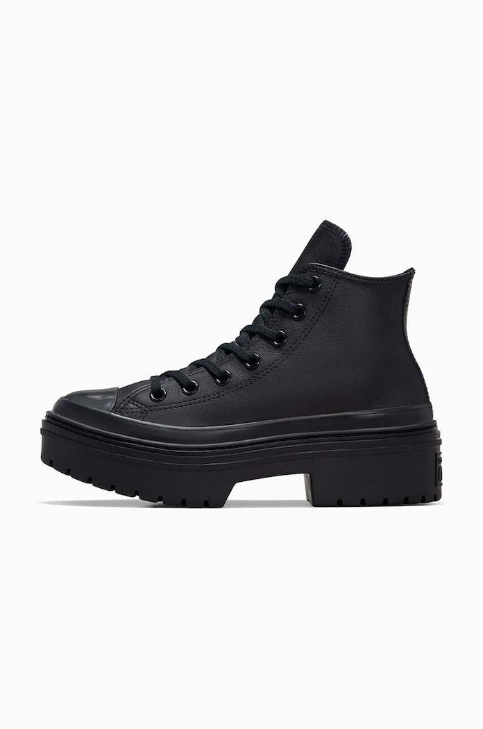 Converse trampki skórzane Chuck Taylor All Star Lugged Heel A10369C czarny