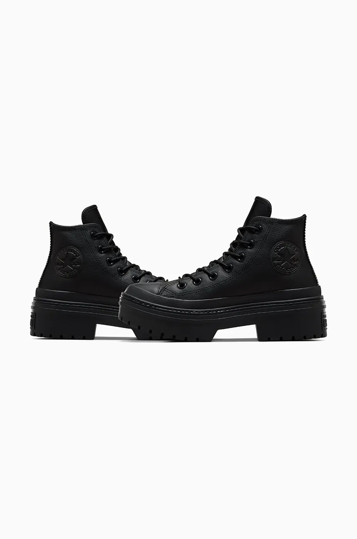 Converse Chuck Taylor All Star Lugged Heel Platform Waterproof Black A11548C black