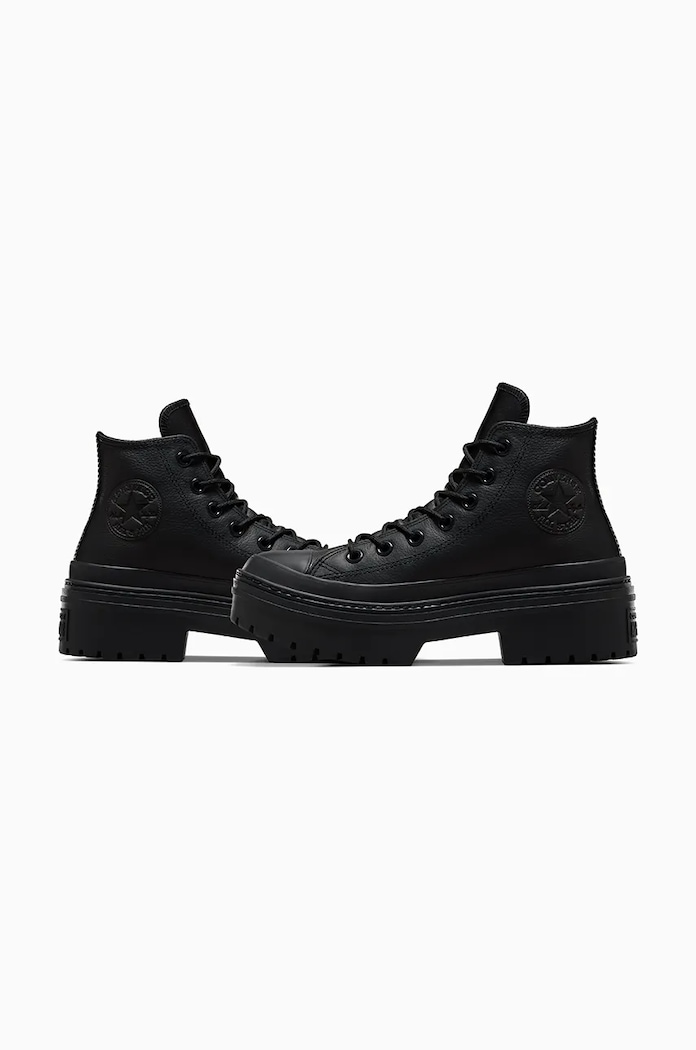 Converse Chuck Taylor All Star Lugged Heel Platform Waterproof Black A11548C black