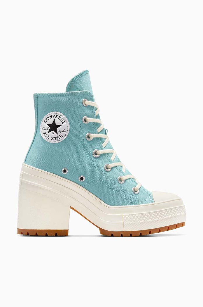 Converse sportcipő Chuck 70 De Luxe Heel Platform platformos türkiz A08279C