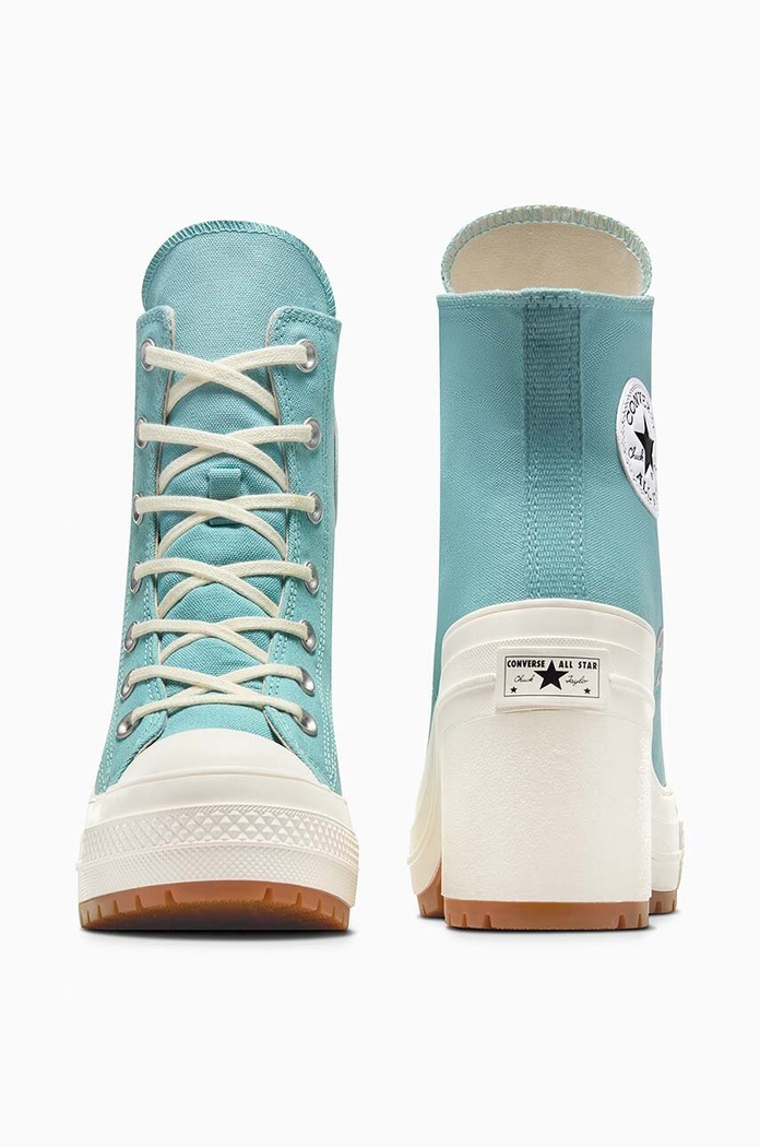 Cipők Converse sportcipő Chuck 70 De Luxe Heel Platform A08279C türkiz