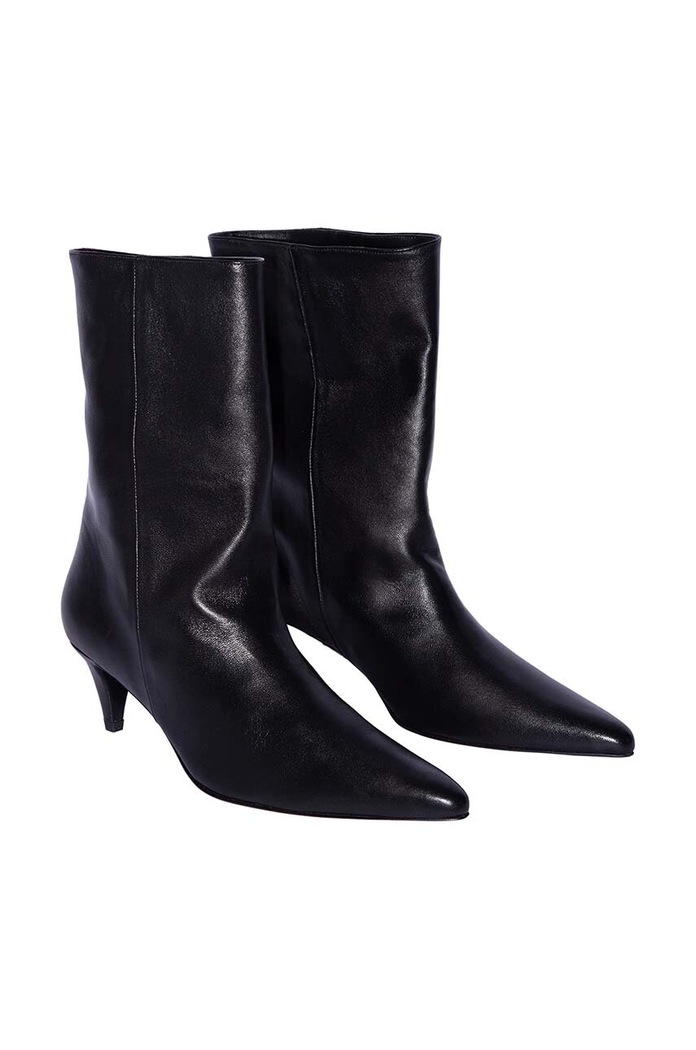 By Far Cizme de piele Lysander MWFBO068LL028BK001PL negru AW24