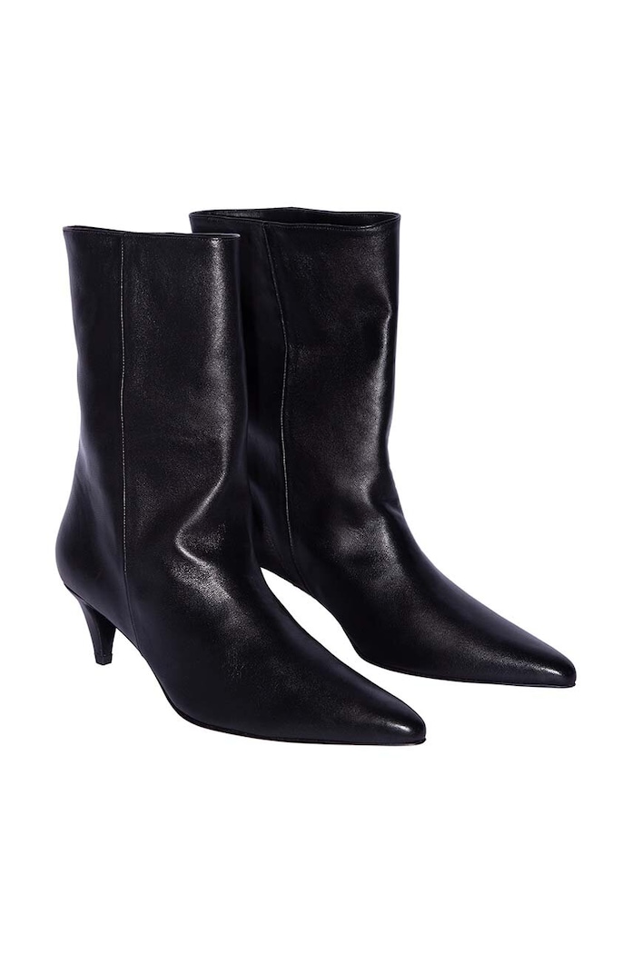 By Far Cizme de piele Lysander MWFBO068LL028BK001PL negru AW24