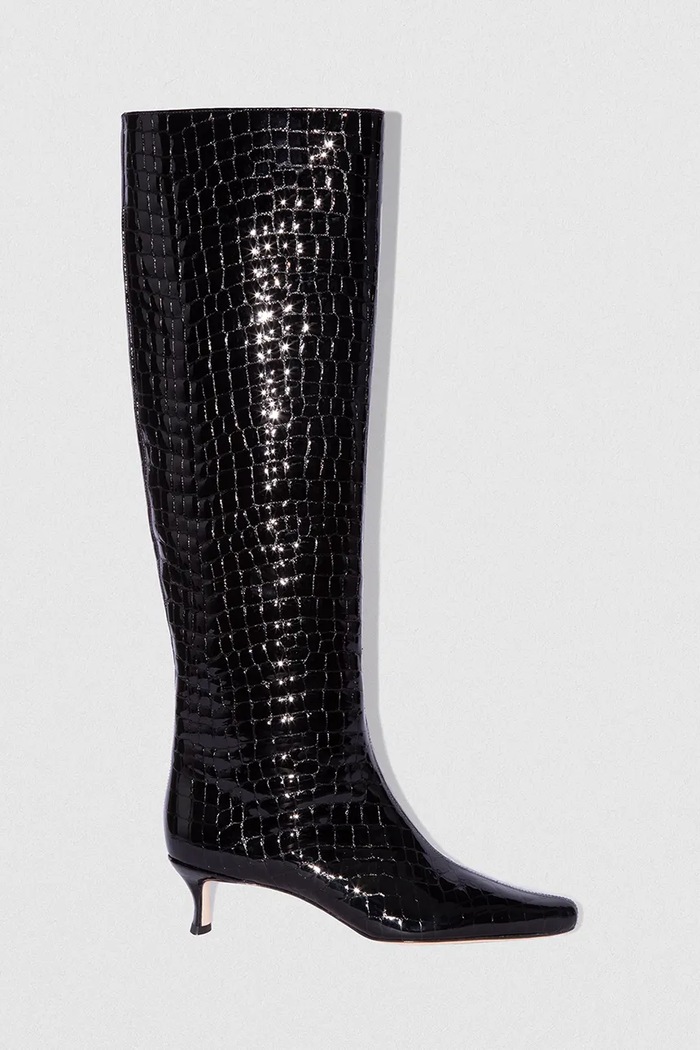 By Far Ghete de piele Stevie 42 negru MWFBO066CL033BK001PL