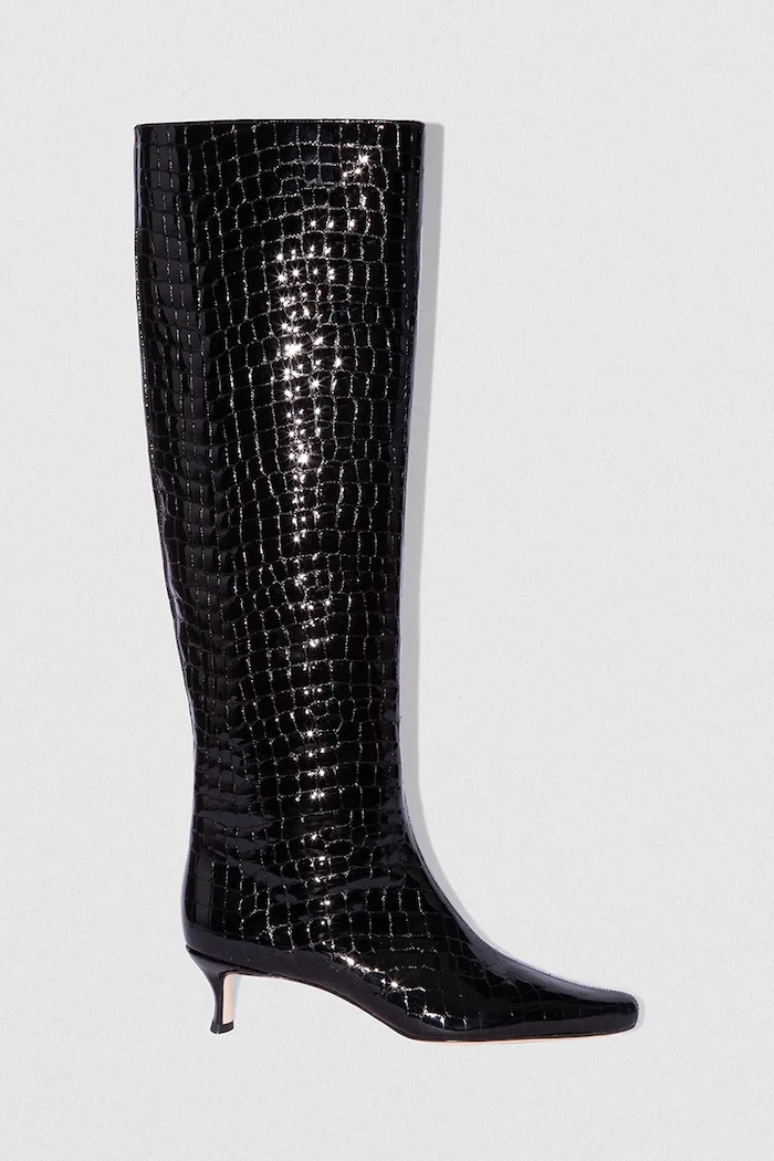 By Far Ghete de piele Stevie 42 negru MWFBO066CL033BK001PL