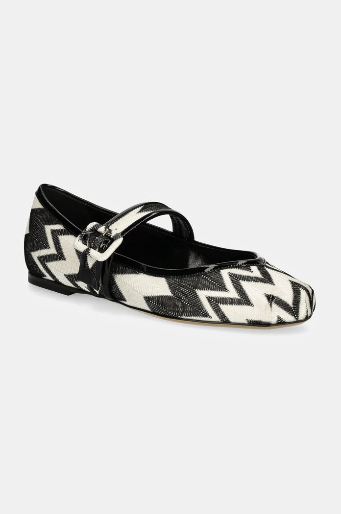 Balerinke Missoni Jean Lakirano usnje črna MW44.022