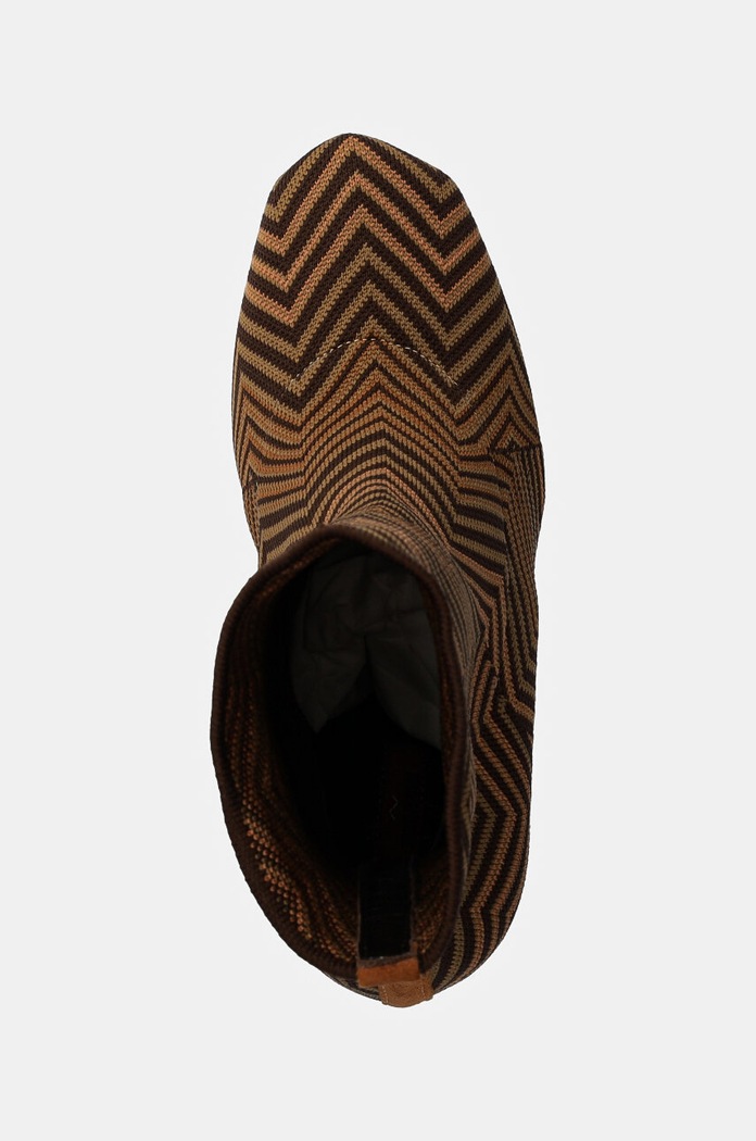 Členkové topánky Missoni Gea béžová MW47.044