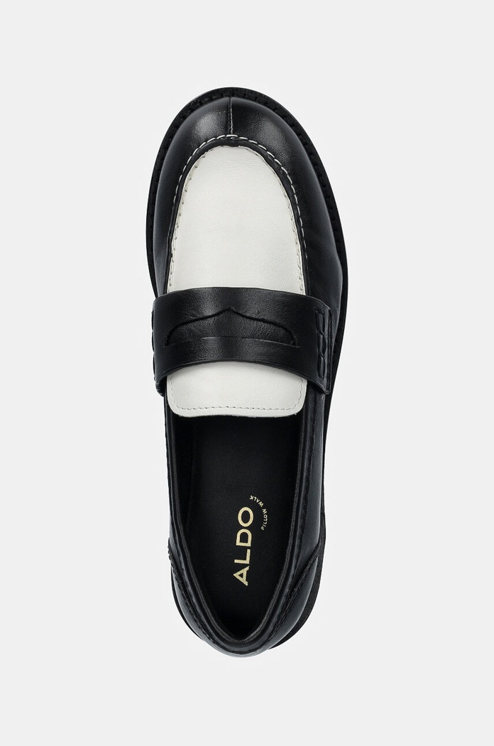 Aldo mocasini de piele ADIBAEN negru 13838591.ADIBAEN