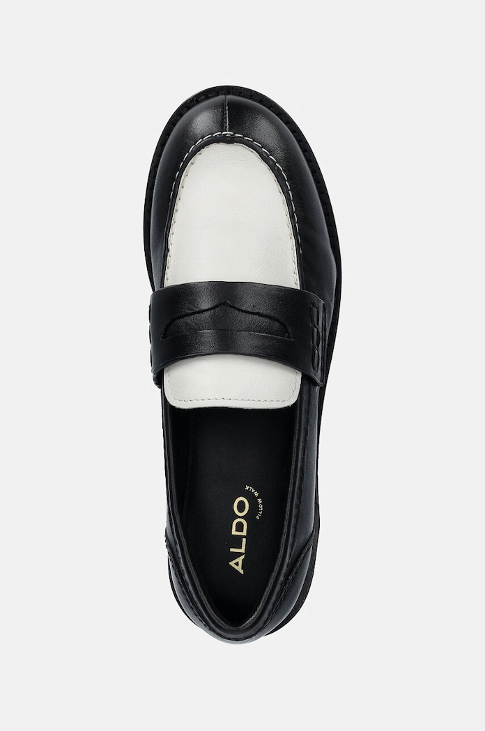 Aldo mocasini de piele ADIBAEN negru 13838591.ADIBAEN