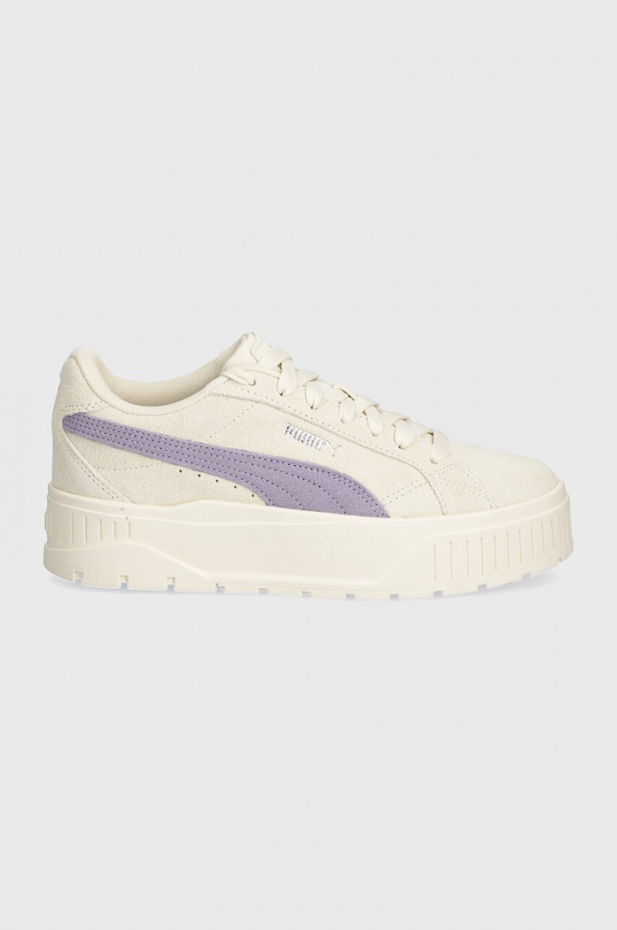 Puma Sneakersy zamszowe Karmen II 397457 beżowy SS26