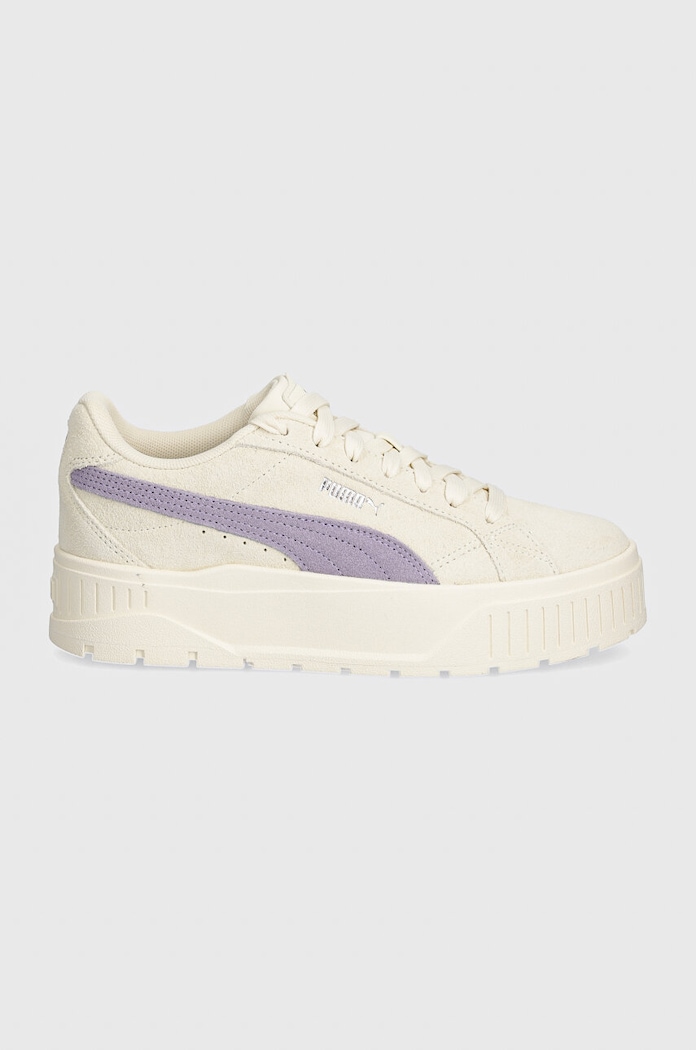 Puma Sneakersy zamszowe Karmen II 397457 beżowy SS26