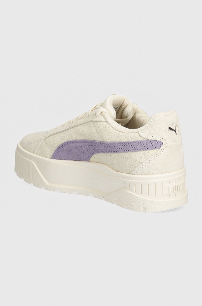 Obuwie Puma Sneakersy zamszowe Karmen II 397457 beżowy