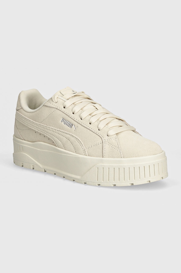 Puma sneakersy zamszowe Karmen II Planet friendly beżowy 397457