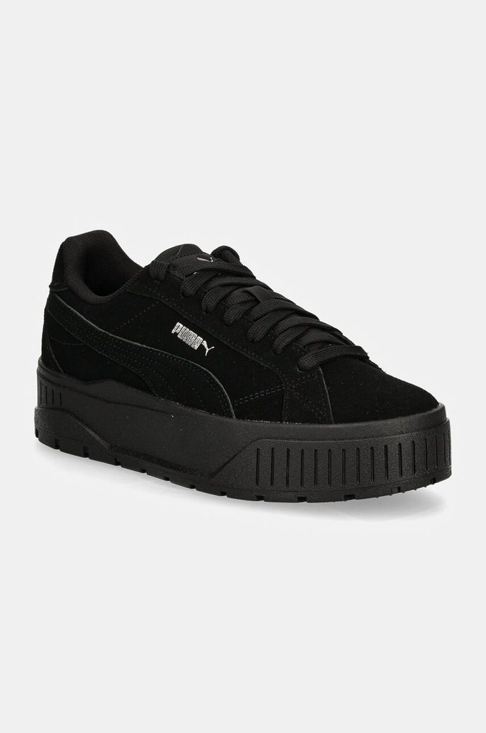 Puma sneakersy zamszowe Karmen II Planet friendly czarny 397457