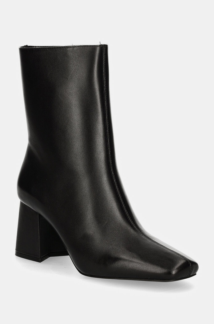 Δερμάτινες μπότες HUGO Ariela 5-8 cm μαύρο 50531789.001