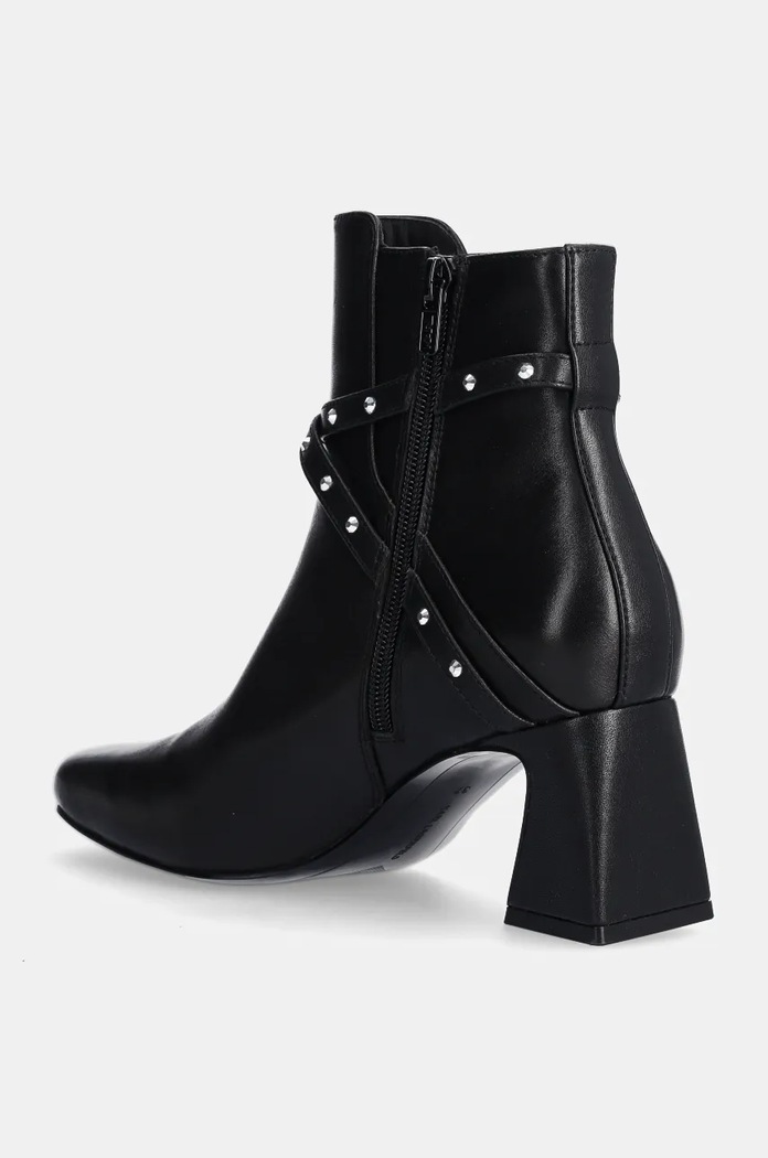Încălțăminte Karl Lagerfeld cizme de piele BEATA KL31454.000 negru