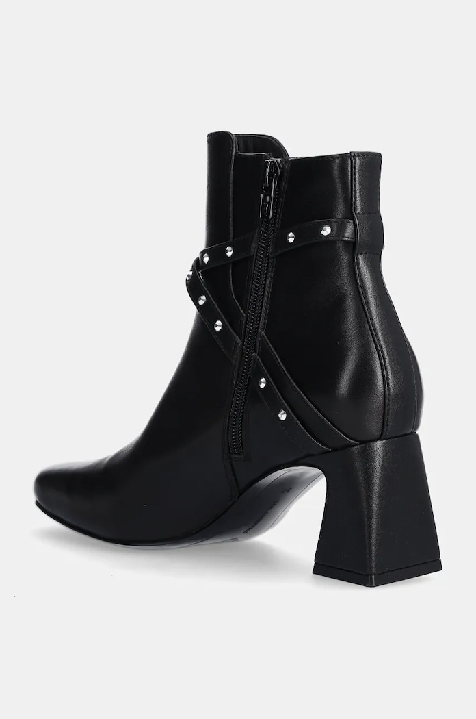 Încălțăminte Karl Lagerfeld cizme de piele BEATA KL31454.000 negru