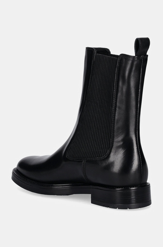 Boty Kožené kotníkové boty Karl Lagerfeld BLAKE KL41460.000 černá