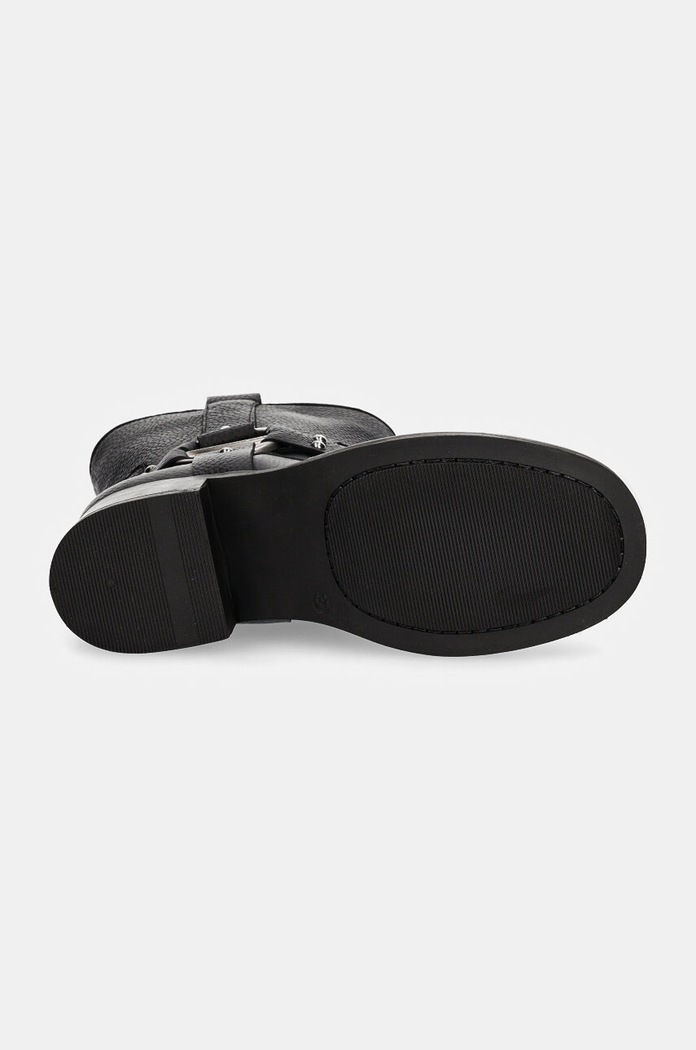 Кожени боти Karl Lagerfeld BROOKLYN KL41770.100 черен
