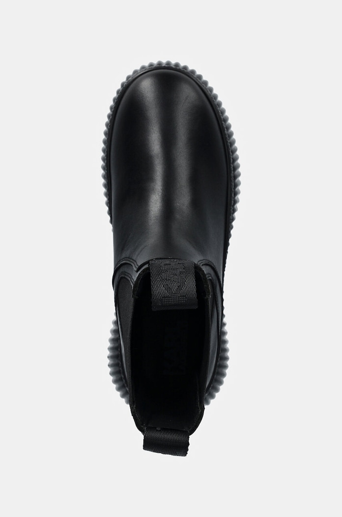 Karl Lagerfeld ghete chelsea de piele KREEPER negru KL42343.000