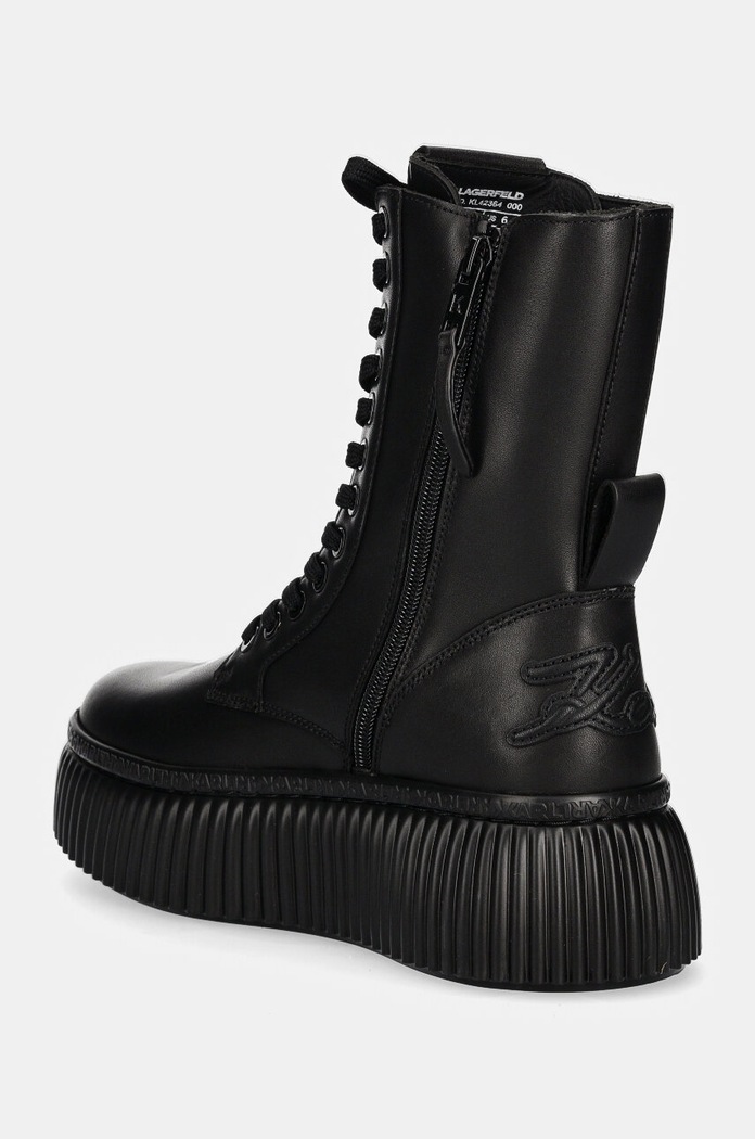 Încălțăminte Karl Lagerfeld botine KREEPER LO KL42364.000 negru