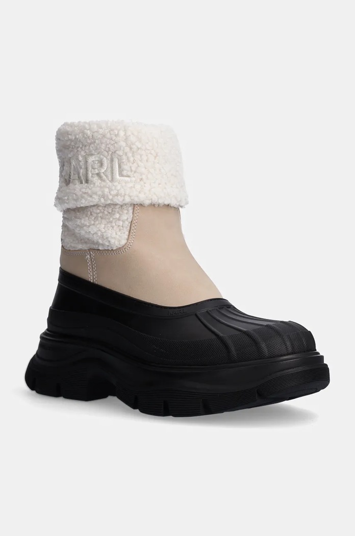 Апрески Karl Lagerfeld LUNA SNOW платформа бежов KL42964.4T1