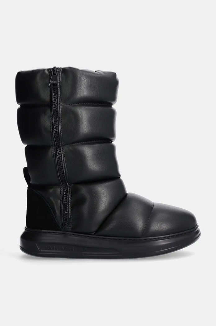 Μπότες χιονιού Karl Lagerfeld KAPRI KOSI με φερμουάρ μαύρο KL44564.F0X