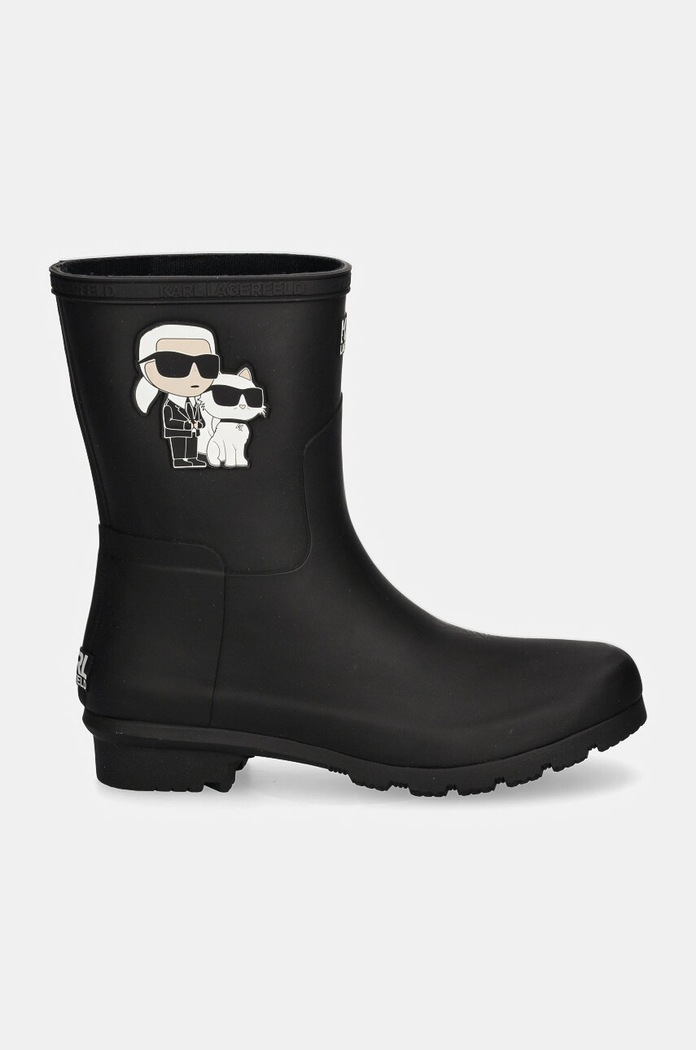 Гумени ботуши Karl Lagerfeld KALOSH KL47073T.V00 черен AW24