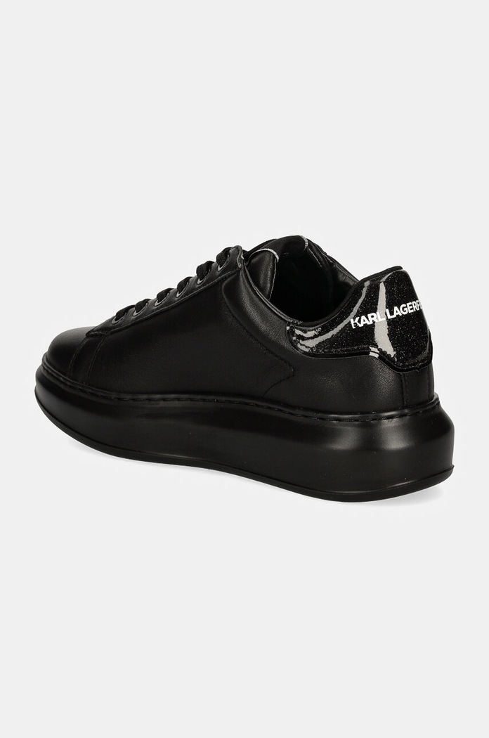 Obuwie Karl Lagerfeld sneakersy skórzane KAPRI KL62530N.00X czarny