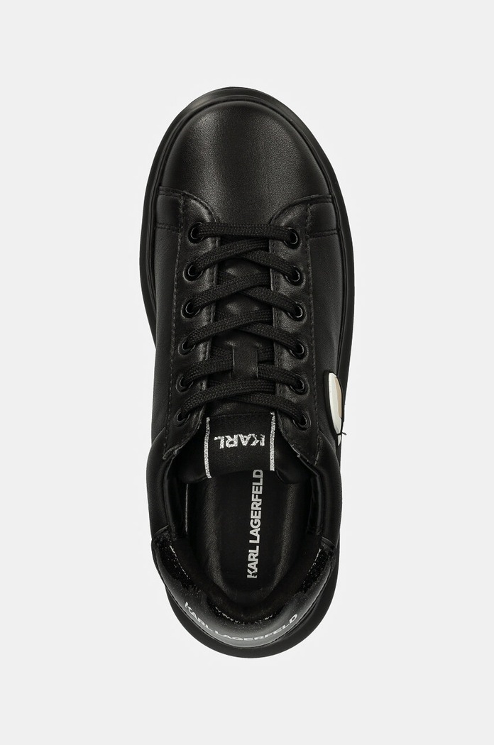 Karl Lagerfeld sneakersy skórzane KAPRI czarny KL62530N.00X
